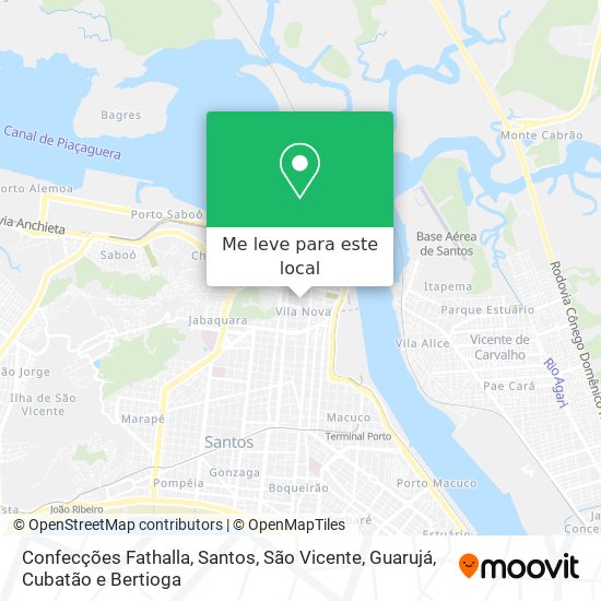 Confecções Fathalla mapa