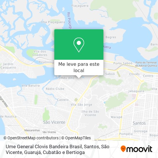 Ume General Clovis Bandeira Brasil mapa