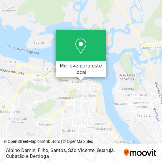 Alpino Damini Filho mapa