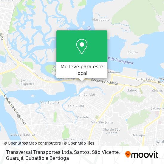 Transversal Transportes Ltda mapa