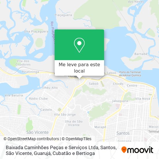 Baixada Caminhões Peças e Serviços Ltda mapa