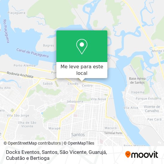 Docks Eventos mapa