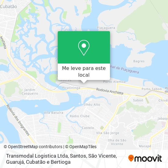 Transmodal Logistica Ltda mapa