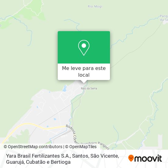 Yara Brasil Fertilizantes S.A. mapa
