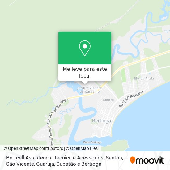 Bertcell Assistência Técnica e Acessórios mapa