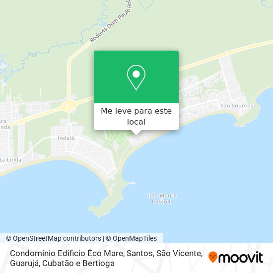 Condomínio Edificio Éco Mare mapa