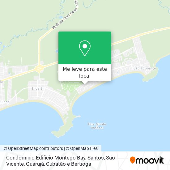 Condomínio Edificio Montego Bay mapa
