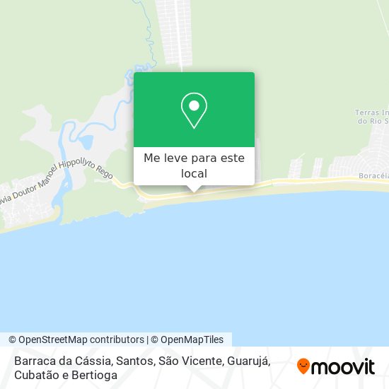 Barraca da Cássia mapa