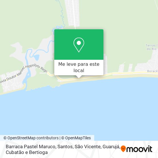 Barraca Pastel Maruco mapa