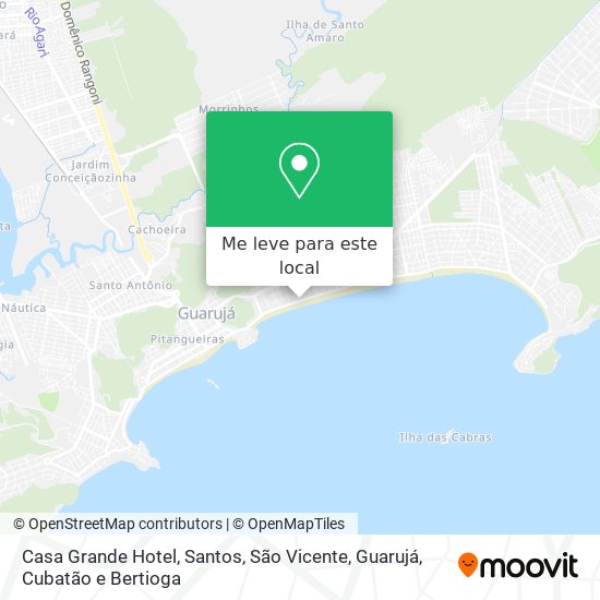 Casa Grande Hotel mapa