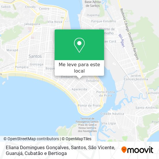 Eliana Domingues Gonçalves mapa