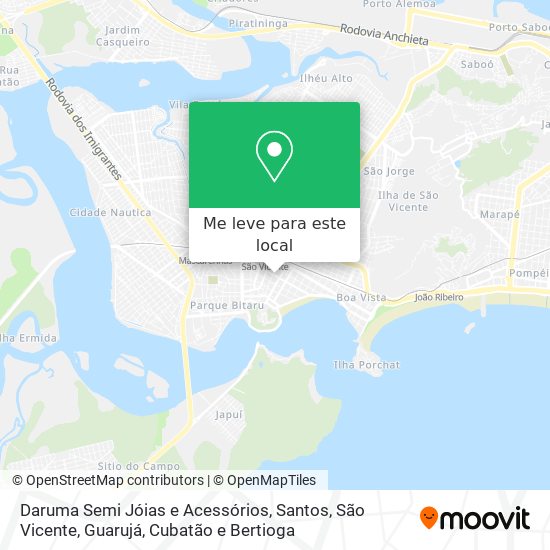 Daruma Semi Jóias e Acessórios mapa