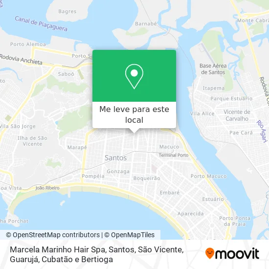 Marcela Marinho Hair Spa mapa