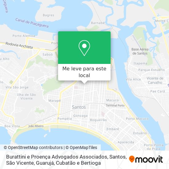 Burattini e Proença Advogados Associados mapa