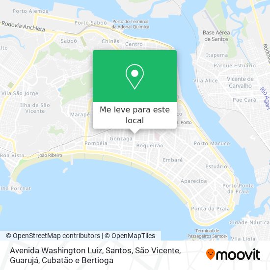 Avenida Washington Luiz mapa