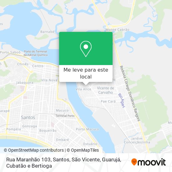 Rua Maranhão 103 mapa