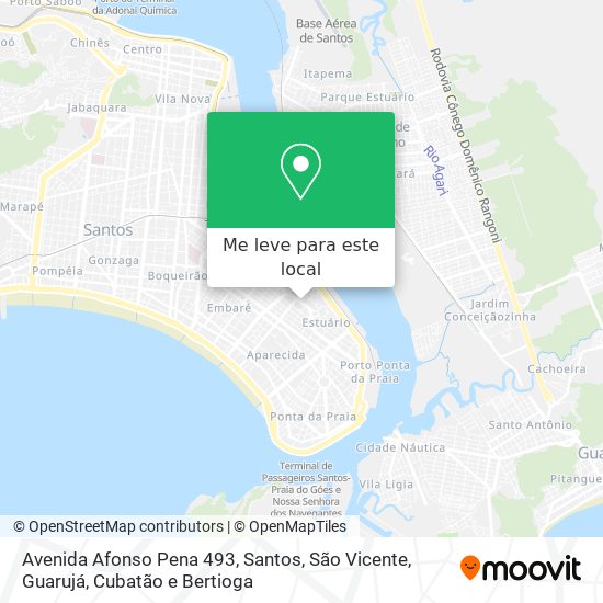 Avenida Afonso Pena 493 mapa