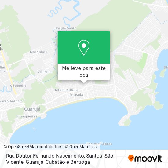 Rua Doutor Fernando Nascimento mapa
