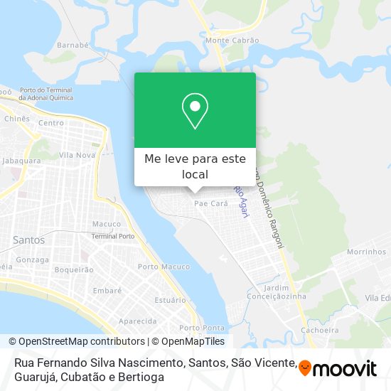 Rua Fernando Silva Nascimento mapa