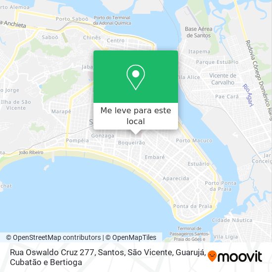 Rua Oswaldo Cruz 277 mapa