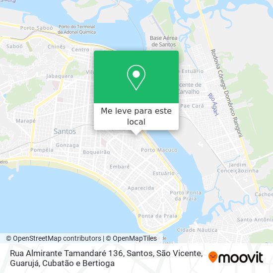 Rua Almirante Tamandaré 136 mapa
