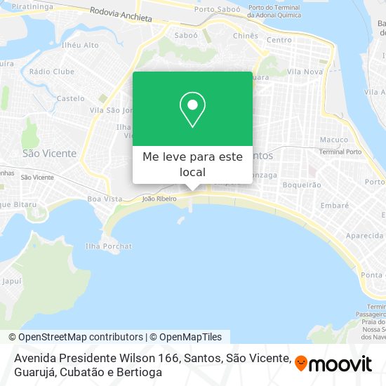 Avenida Presidente Wilson 166 mapa