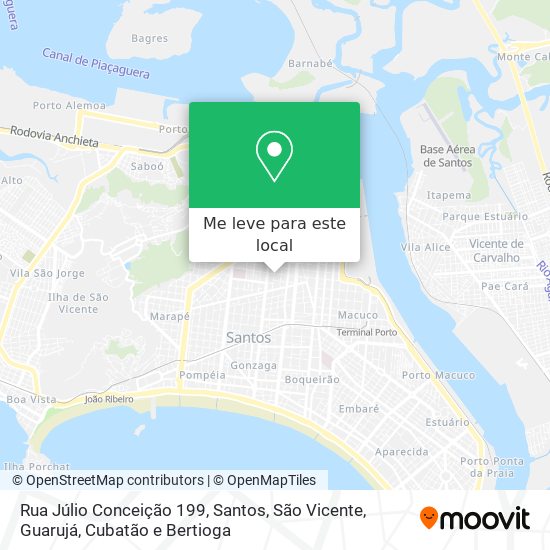 Rua Júlio Conceição 199 mapa