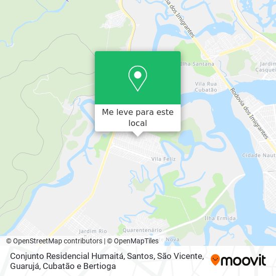 Conjunto Residencial Humaitá mapa