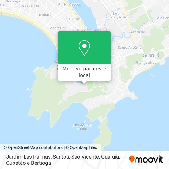 Jardim Las Palmas mapa