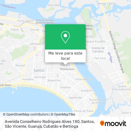 Avenida Conselheiro Rodrigues Alves 180 mapa