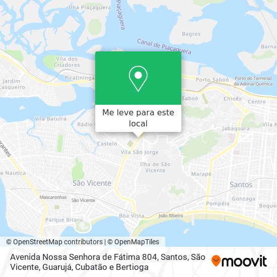 Avenida Nossa Senhora de Fátima 804 mapa