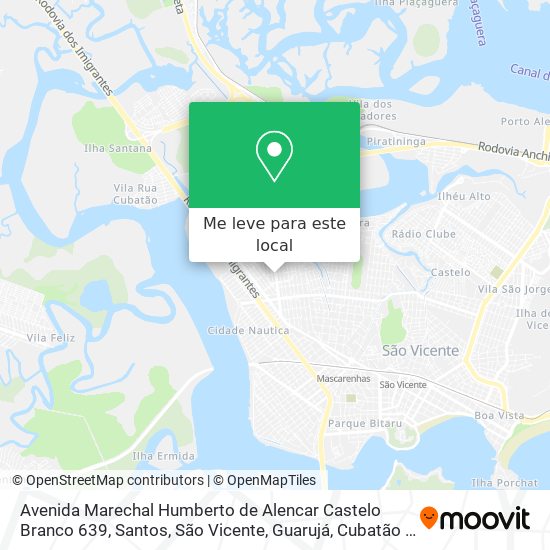 Avenida Marechal Humberto de Alencar Castelo Branco 639 mapa