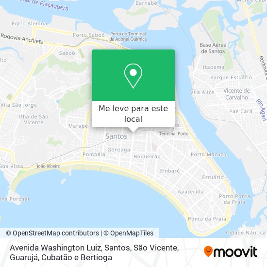 Avenida Washington Luiz mapa