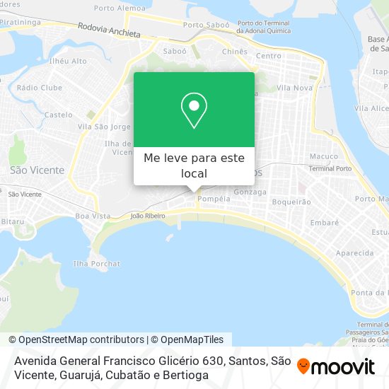 Avenida General Francisco Glicério 630 mapa