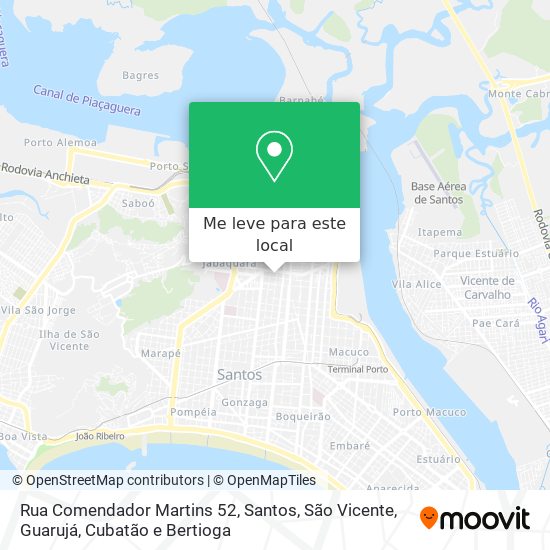 Rua Comendador Martins 52 mapa