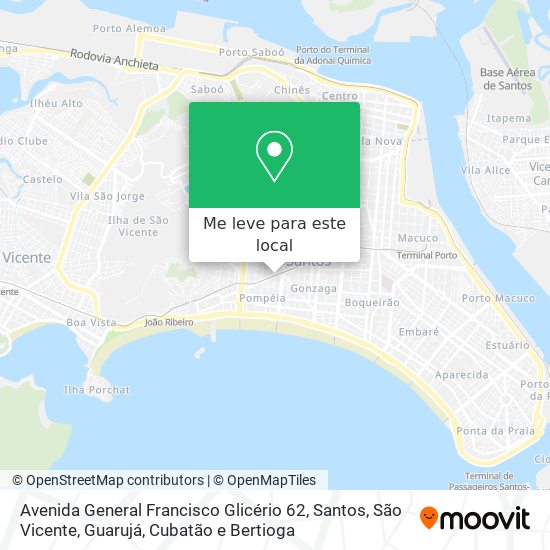 Avenida General Francisco Glicério 62 mapa