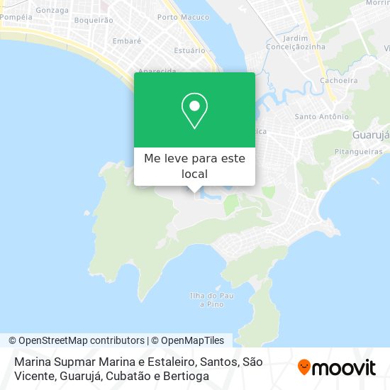Marina Supmar Marina e Estaleiro mapa