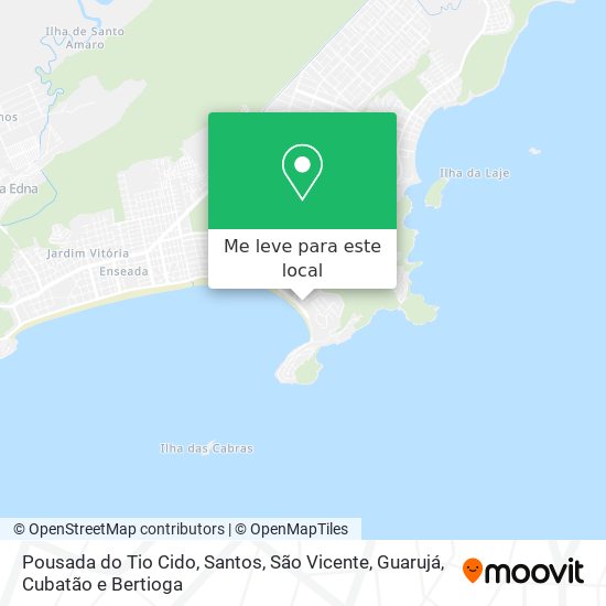 Pousada do Tio Cido mapa