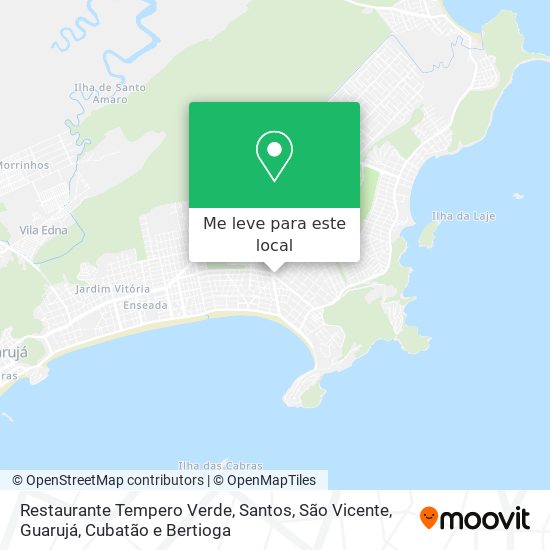 Restaurante Tempero Verde mapa