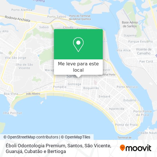 Éboli Odontologia Premium mapa
