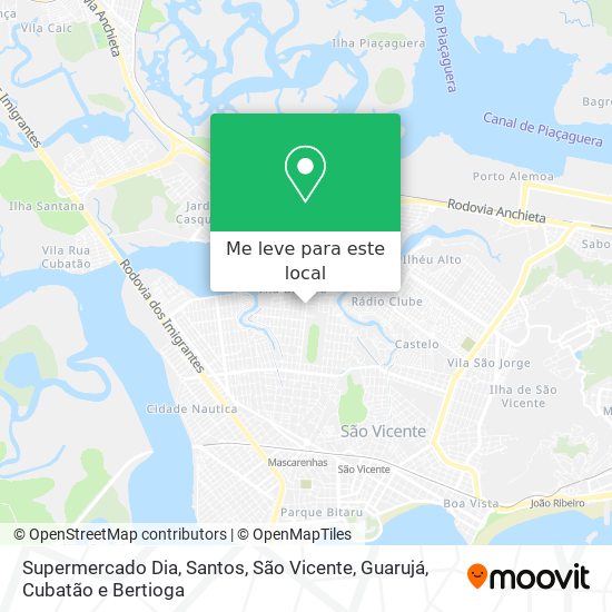 Supermercado Dia mapa