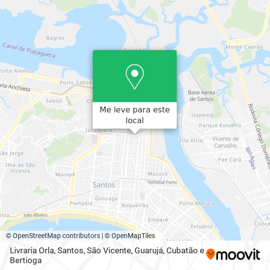 Livraria Orla mapa