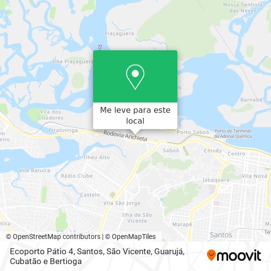 Ecoporto Pátio 4 mapa