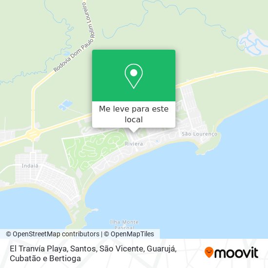 El Tranvía Playa mapa