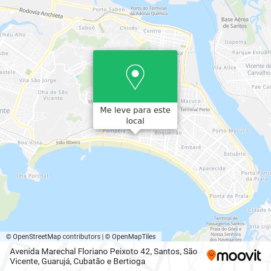 Avenida Marechal Floriano Peixoto 42 mapa