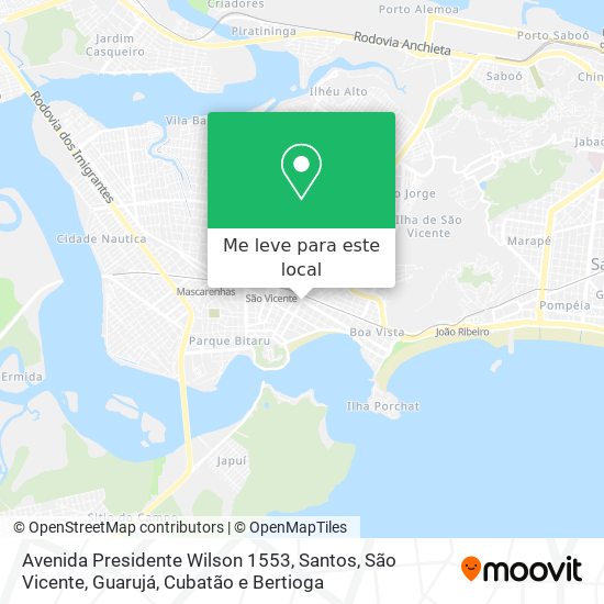 Avenida Presidente Wilson 1553 mapa