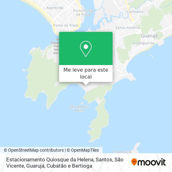 Estacionamento Quiosque da Helena mapa