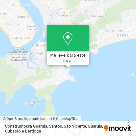 Construmoura Guaruja mapa