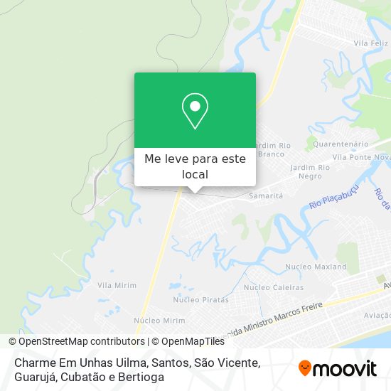 Charme Em Unhas Uilma mapa