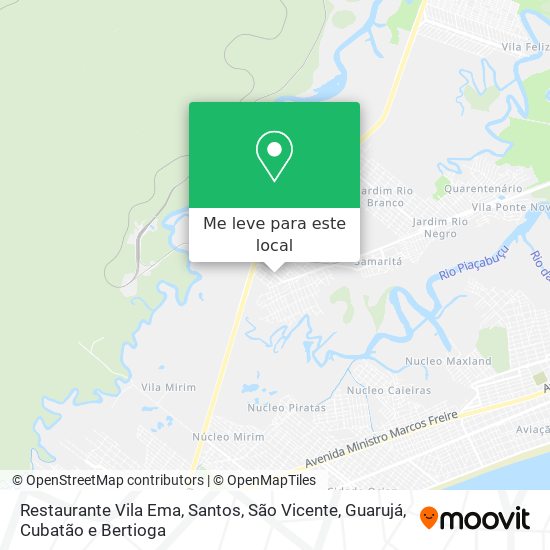 Restaurante Vila Ema mapa